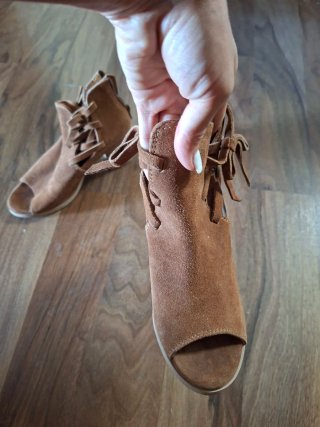 Botines marrones para verano talla 36