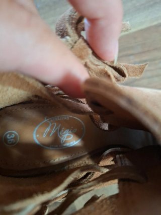 Botines marrones para verano talla 36