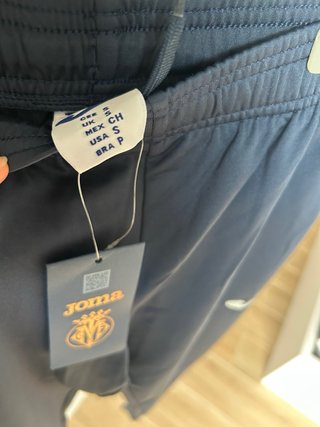 Pantalón entrenamiento Villarreal Joma Azul