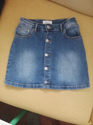 Falda vaquera Belle Talla 36 Elástica