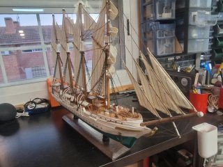 Maqueta en madera del Barco JUAN SEBASTIÁN ELCANO