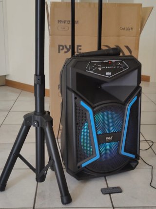 Cassa Karaoke Pyle 800W Bluetooth con Microfono