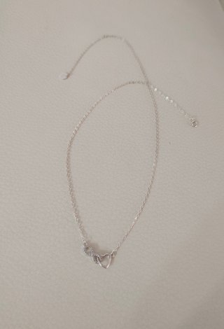 Cadena Plata Corazón Infinito