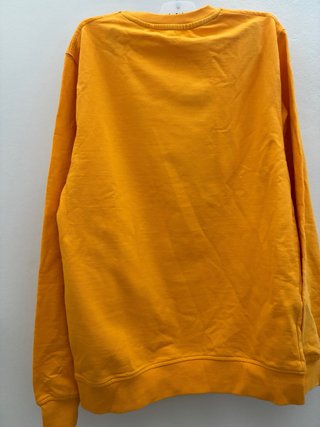 Sudadera amarilla con bici Talla M