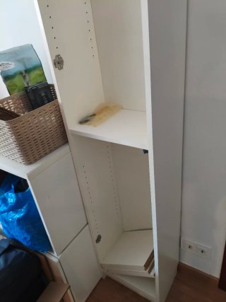Estantería Billy 40x200 con puerta Cristal