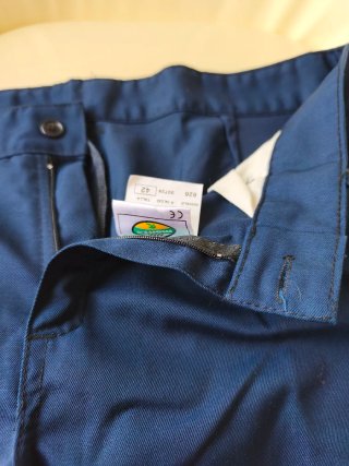Pantalón corto caballero talla 42 azul