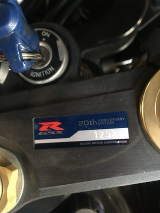 Suzuki Gsxr 750 20th