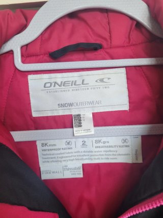 Anorak O'Neill Mujer Negro y Rosa