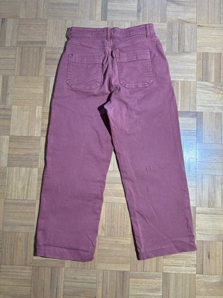 Pantalón ancho Kiabi mujer rosa