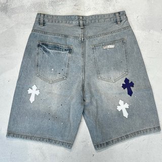 Bermudas Vaqueras Chrome Hearts Cruzadas