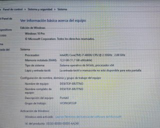 Portátil Lenovo ThinkPad T440s i7 12GB RAM, 256SSD
