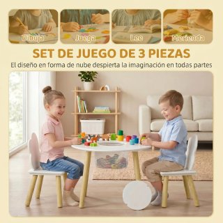Mesa Infantil con 2 Sillas y Bolsa
