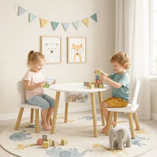 Mesa Infantil con 2 Sillas y Bolsa