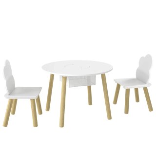 Mesa Infantil con 2 Sillas y Bolsa