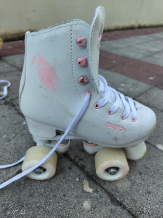 Patines Oxelo 4 ruedas blancos