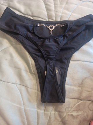 Braguita Tanga bikini Corazón Cadena