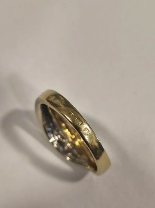 Anillo Vintage Oro 18K Diamantes