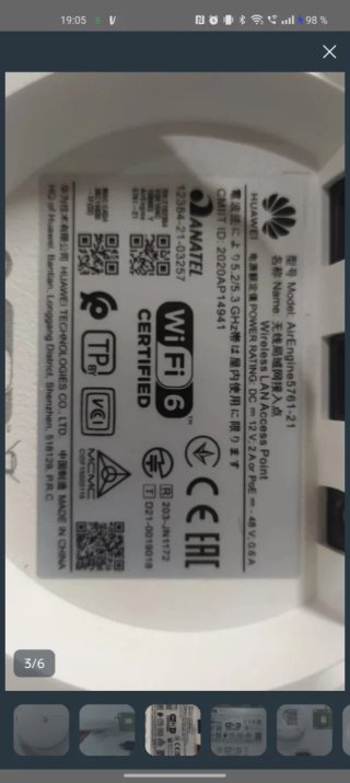 Punto Accesso Wi-Fi 6 Huawei AirEngine 5761-21