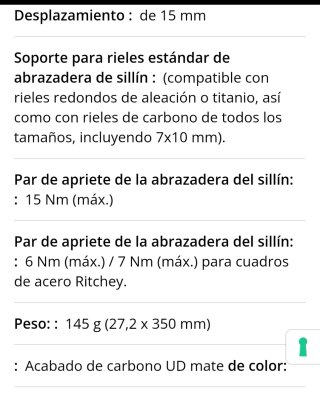 Tija Ritchey Superlogic Link Carbono