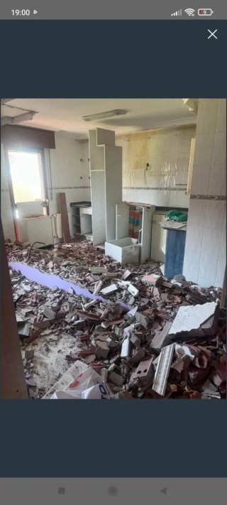 Retirada de escombros