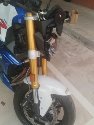 BMW F900R Naked Azul/Blanco