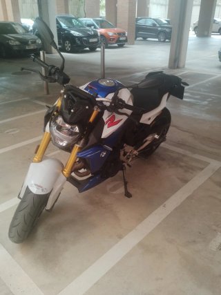 BMW F900R Naked Azul/Blanco