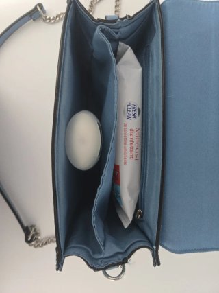 Borsa a tracolla azzurra Carpisa - Nuova