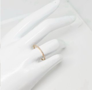 Anillo Oro 14k con Diamantes Naturales 0.38ct