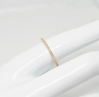 Anillo Oro 14k con Diamantes Naturales 0.38ct