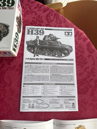 Maqueta Tamiya Tanque Francés Ligero H39