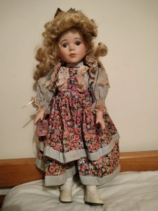 Lote de 4 Muñecas de Porcelana Antiguas