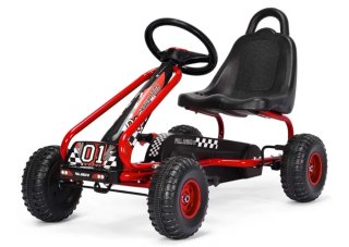 Coche de pedales infantil rojo