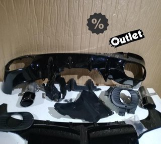 ML DIFUSOR MERCEDES CLA C118 19- AMG NEGRO BRILLO + COLAS ES