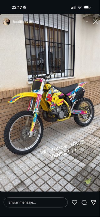 Suzuki Motocross Amarillo