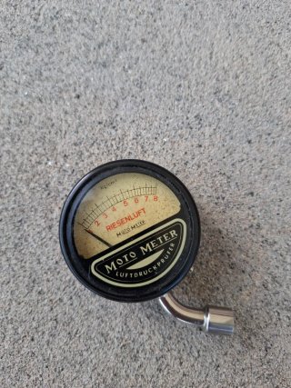 Manometro Vintage Moto Meter