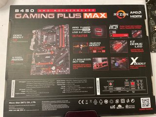 Placa Base MSI B450 Gaming Plus MAX