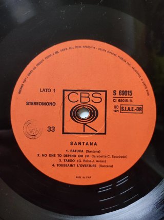 LP vinile Santana "Santana III" IT 1971