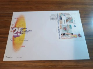 9 Sobres 1er Día Constitución Española