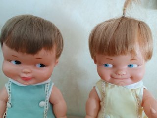Muñecos Balín y Balita Vintage