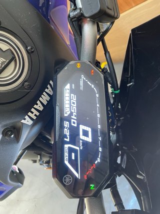 Yamaha MT-07 Azul y Negra