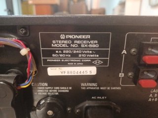 Amplificador Vintage Pioneer Revisado