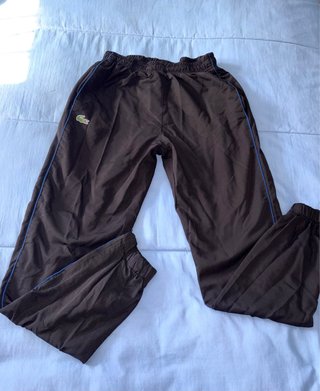 Pantalones deportivos negros Lacoste