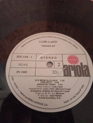 Vinilo Lluís Llach - Verges 50