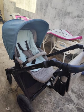 Capazo Carrito Bebé verde