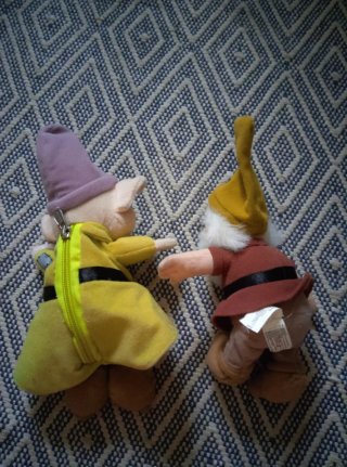 Peluche Disney 7 Nani Brontolo e Mammolo