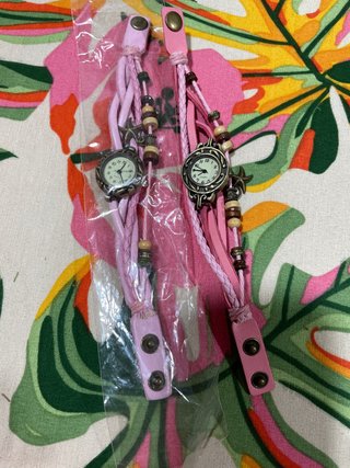 2 Pulseras Reloj8€los dos Bohemio Faltan pilas