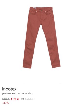 Pantalón de hombre rosa