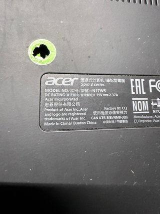 Scheda madre Acer Spin 3 SP314-52 | i5-8265U + 8GB