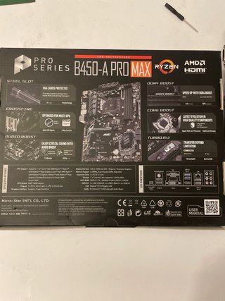 Placa Base MSI B450 PRO MAX