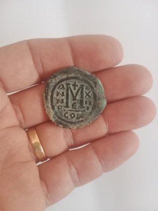 Moneda Romana Bizantina Antigua